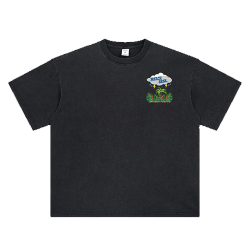 The Cumulus stage retro black tee