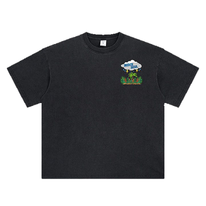 The Cumulus stage retro black tee